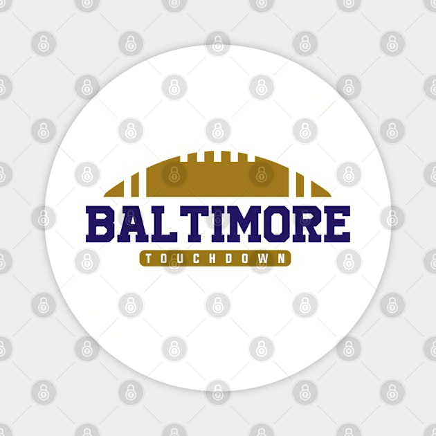 Baltimore Football Team Magnet by igzine